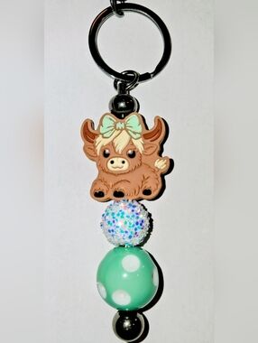 💜 HIGHLAND COW - BAG CLIP / KEYCHAIN